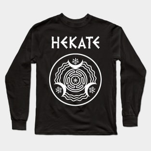 Hekate Greek Goddess of Witchcraft and Magic Long Sleeve T-Shirt